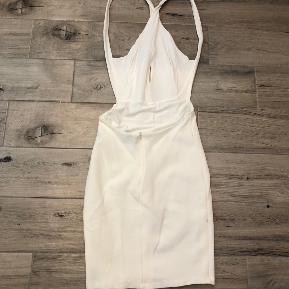 White cocktail dress